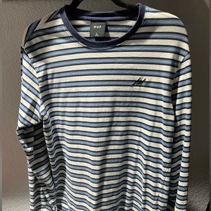 Blue striped Huf long sleeve